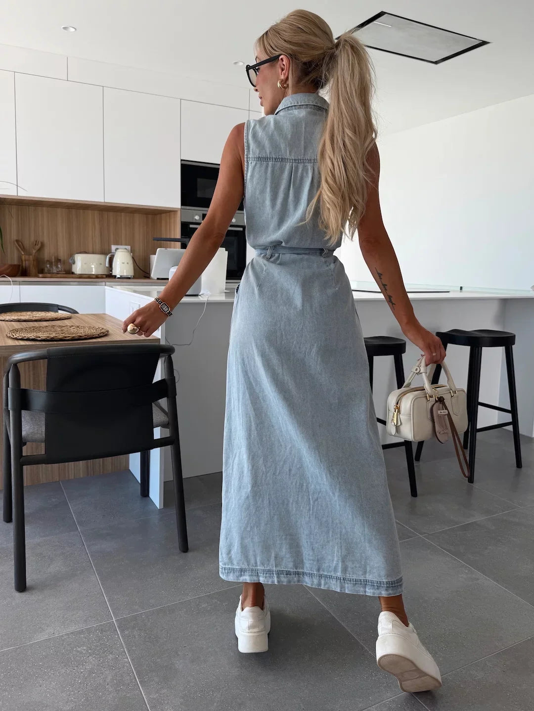 Louisa | Maxiklänning i Denim