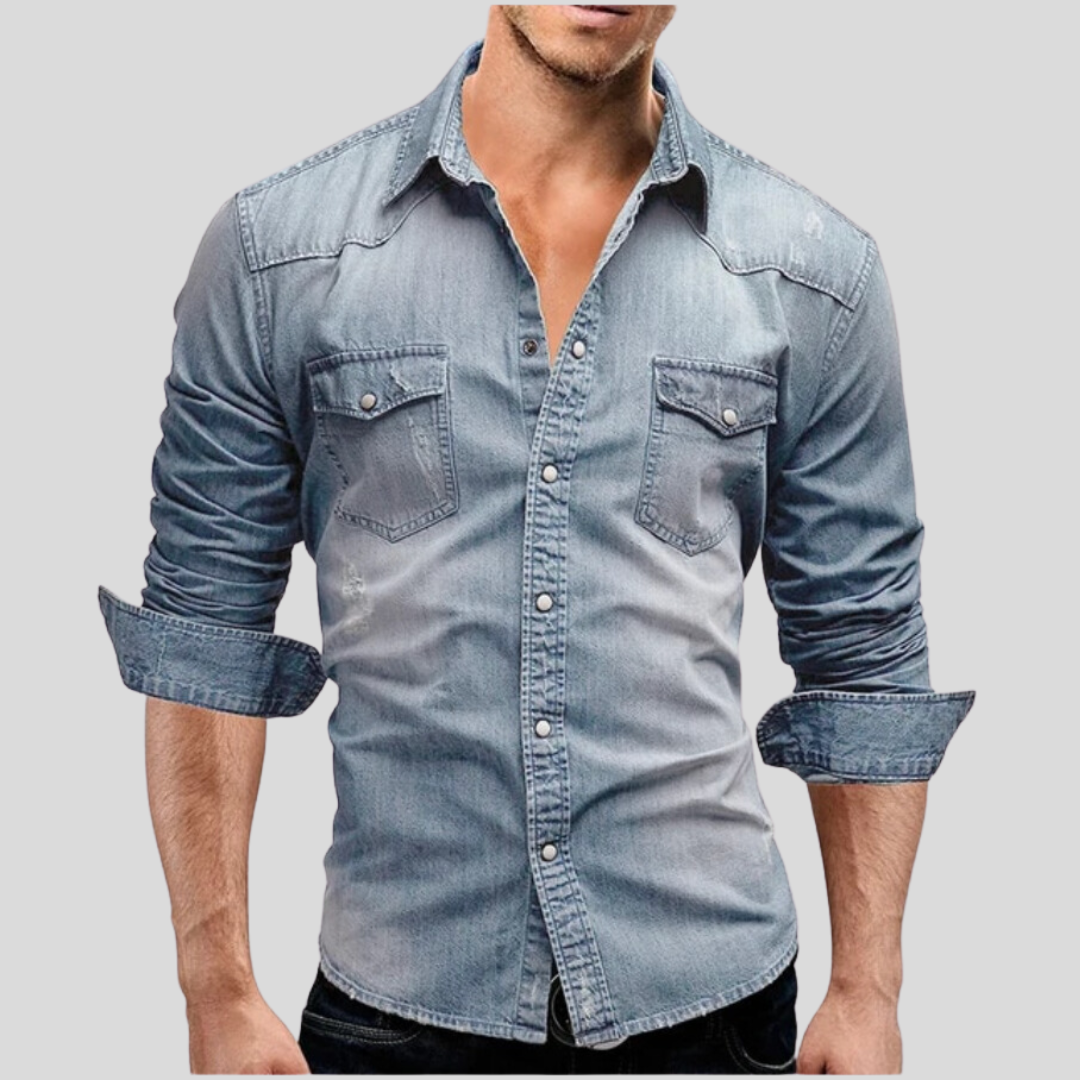 EIRÉNE™ | Modern denimskjorta