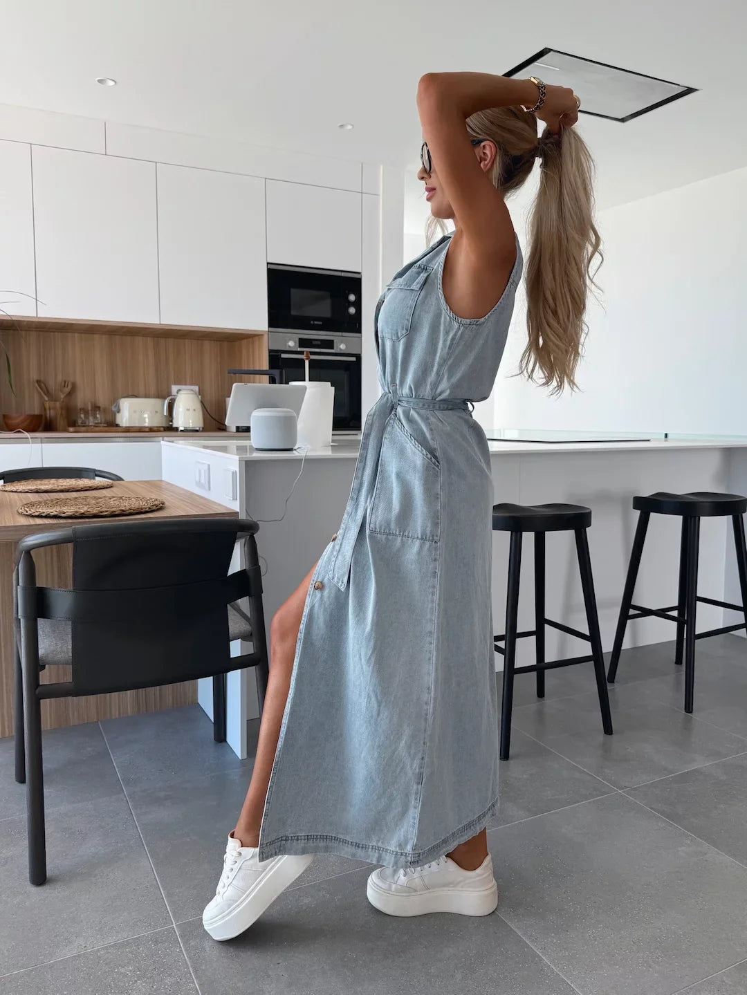 Louisa | Maxiklänning i Denim