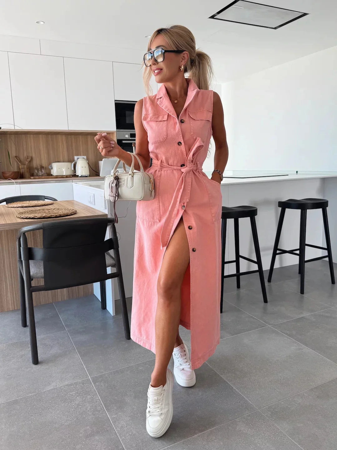 Louisa | Maxiklänning i Denim