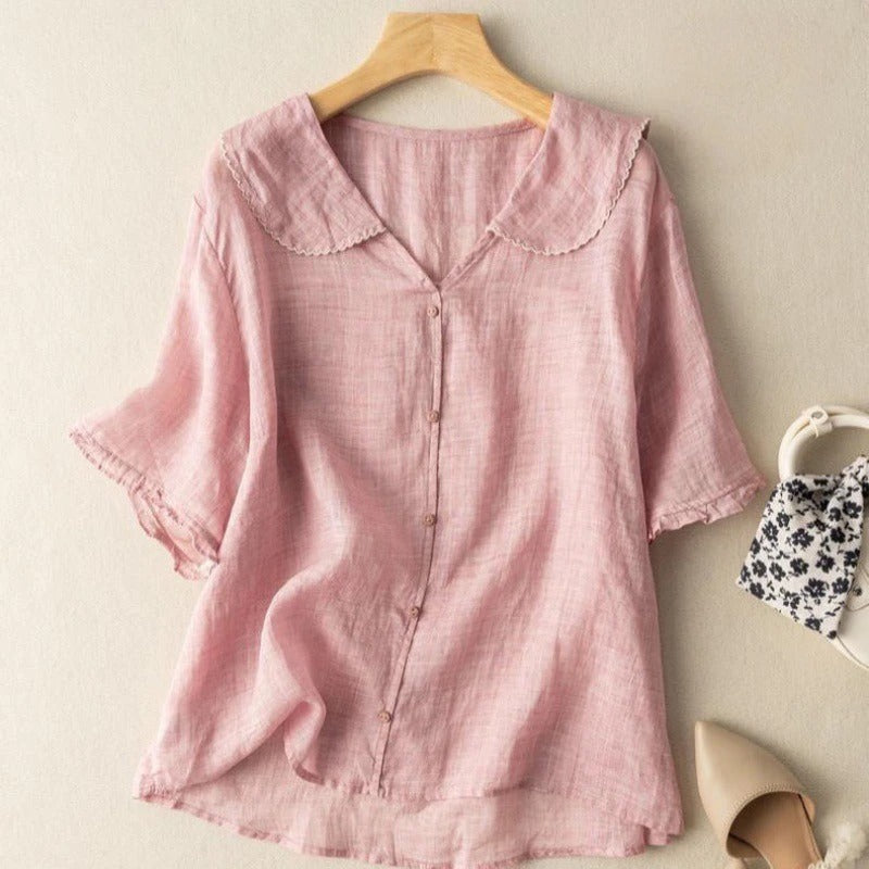 EIRÉNE™  | Luftige linne blus