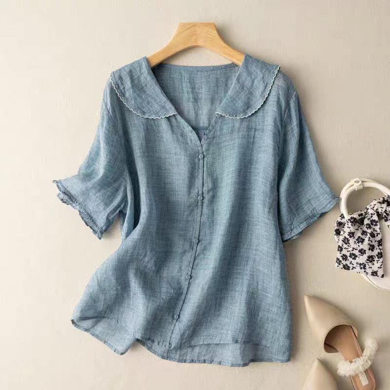 EIRÉNE™  | Luftige linne blus