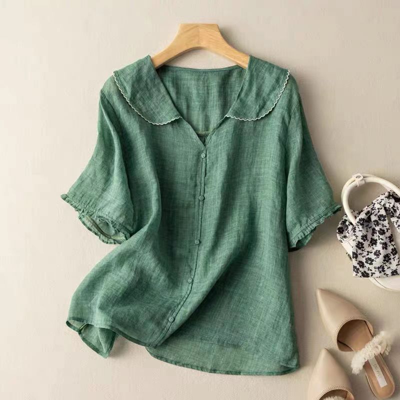 EIRÉNE™  | Luftige linne blus